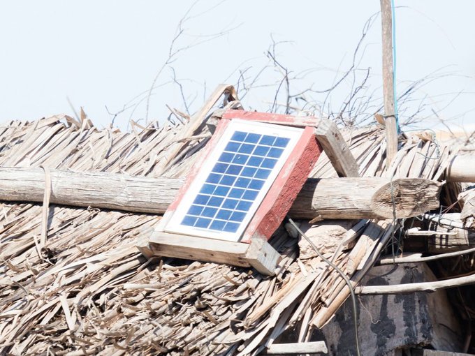 panneau solaire sur un toit